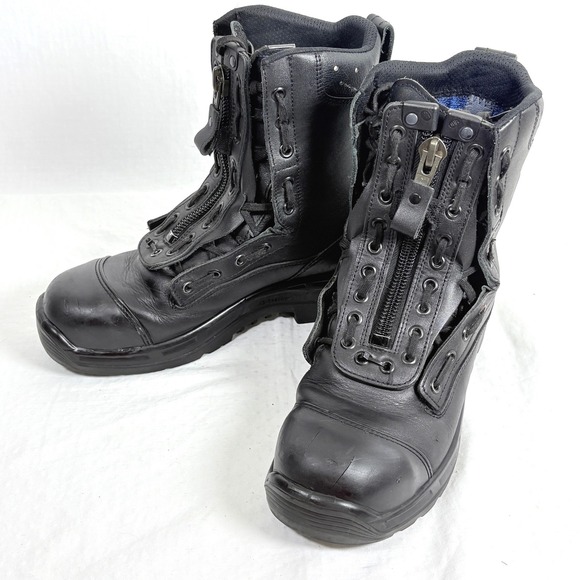 Haix Airpower R1 Black Leather EMS Station Crosstech Boots Mens 7.5W Womens 9 main image 11